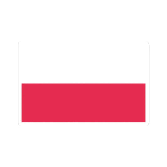 Flag of the General Confederation of the Kingdom of Poland (Poland) STICKER Vinyl Kiss-Cut Decal 2 Inch White - The Sticker Space