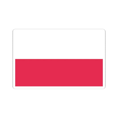 Flag of the General Confederation of the Kingdom of Poland (Poland) STICKER Vinyl Kiss-Cut Decal 3 Inch White - The Sticker Space