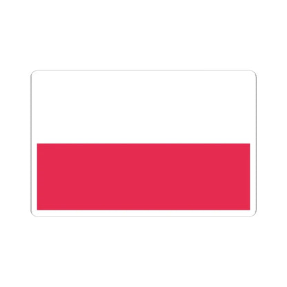 Flag of the General Confederation of the Kingdom of Poland (Poland) STICKER Vinyl Kiss-Cut Decal 4 Inch White - The Sticker Space