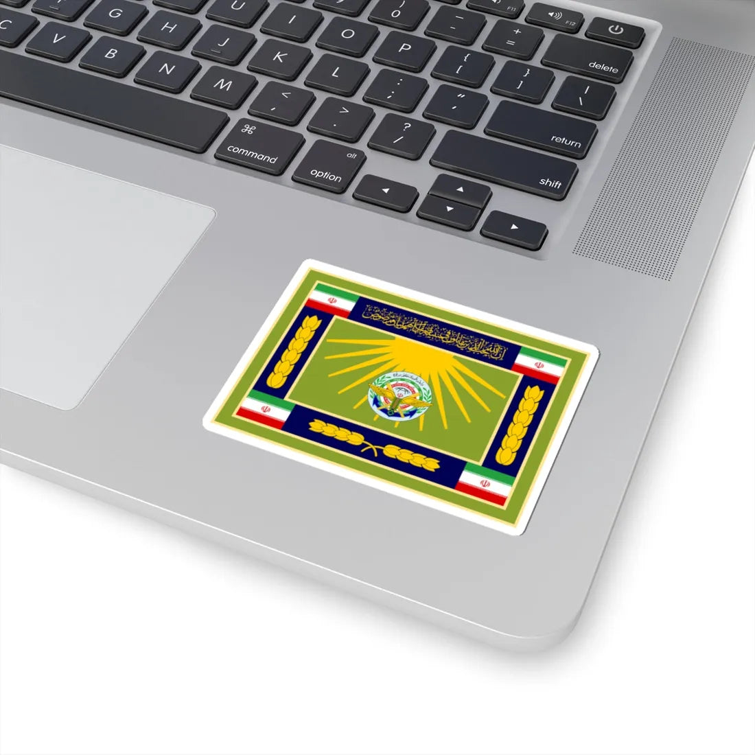 Flag of the General Staff of the Armed Forces of the Islamic Republic of Iran (Iran) STICKER Vinyl Kiss-Cut Decal - The Sticker Space