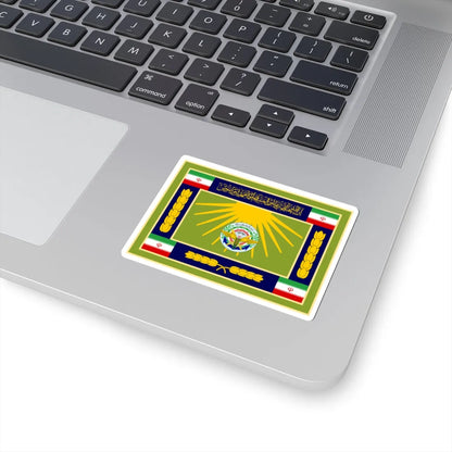 Flag of the General Staff of the Armed Forces of the Islamic Republic of Iran (Iran) STICKER Vinyl Kiss-Cut Decal - The Sticker Space