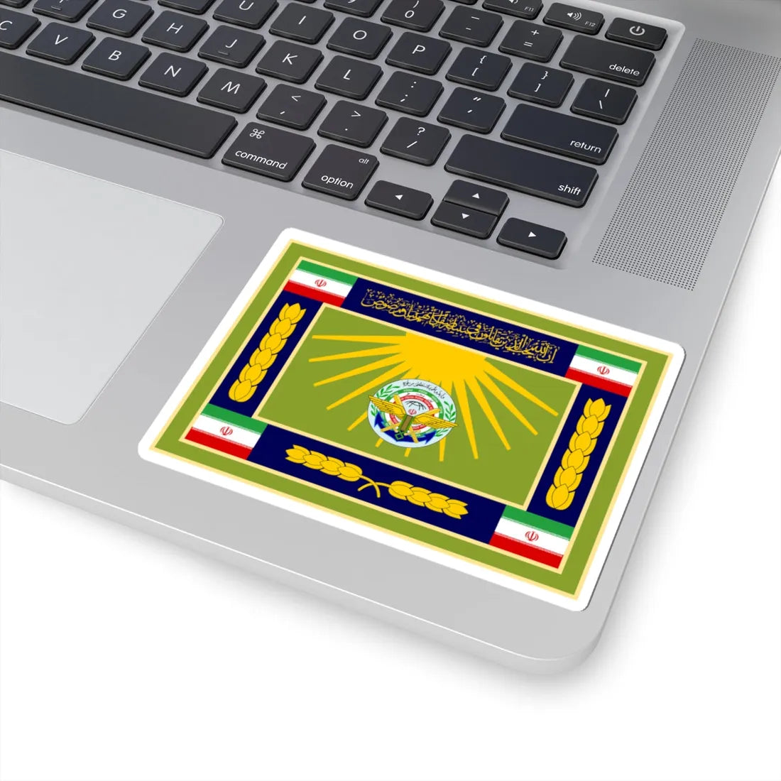 Flag of the General Staff of the Armed Forces of the Islamic Republic of Iran (Iran) STICKER Vinyl Kiss-Cut Decal - The Sticker Space