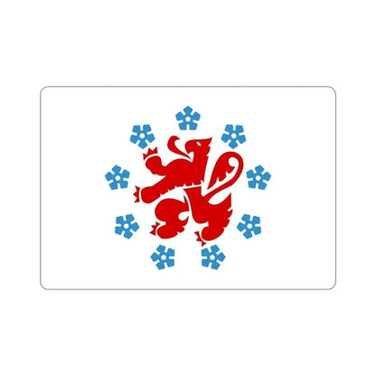 Flag of the German Speaking Community Belgium STICKER Vinyl Die-Cut Decal 6 Inch - The Sticker Space