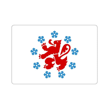 Flag of the German Speaking Community Belgium STICKER Vinyl Die-Cut Decal - The Sticker Space