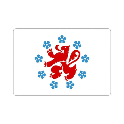 Flag of the German Speaking Community Belgium STICKER Vinyl Die-Cut Decal - The Sticker Space