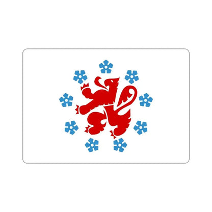 Flag of the German Speaking Community Belgium STICKER Vinyl Die-Cut Decal - The Sticker Space