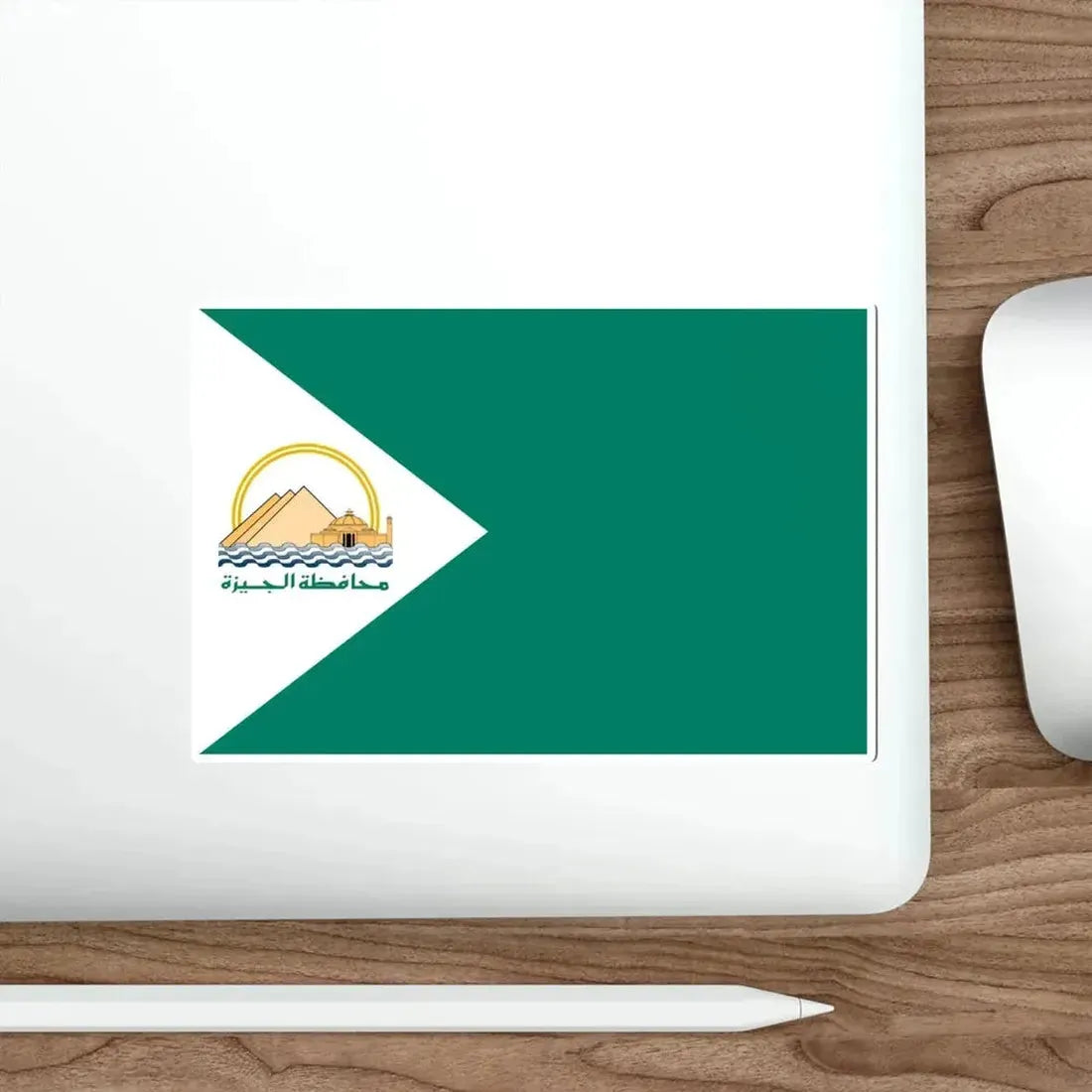 Flag of the Giza Governorate Egypt STICKER Vinyl Die-Cut Decal - The Sticker Space