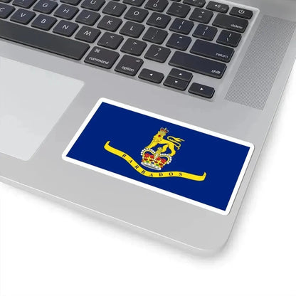 Flag of the Governor-General of Barbados (Barbados) STICKER Vinyl Kiss-Cut Decal - The Sticker Space