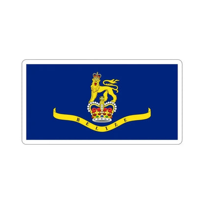 Flag of the Governor-General of Belize STICKER Vinyl Die-Cut Decal - The Sticker Space