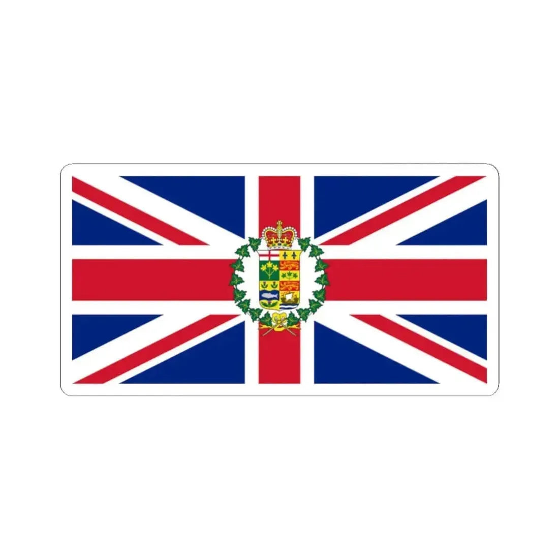 Flag of the Governor-General of Canada 1869-1901 (Canada) STICKER Vinyl Kiss-Cut Decal 2 Inch White - The Sticker Space