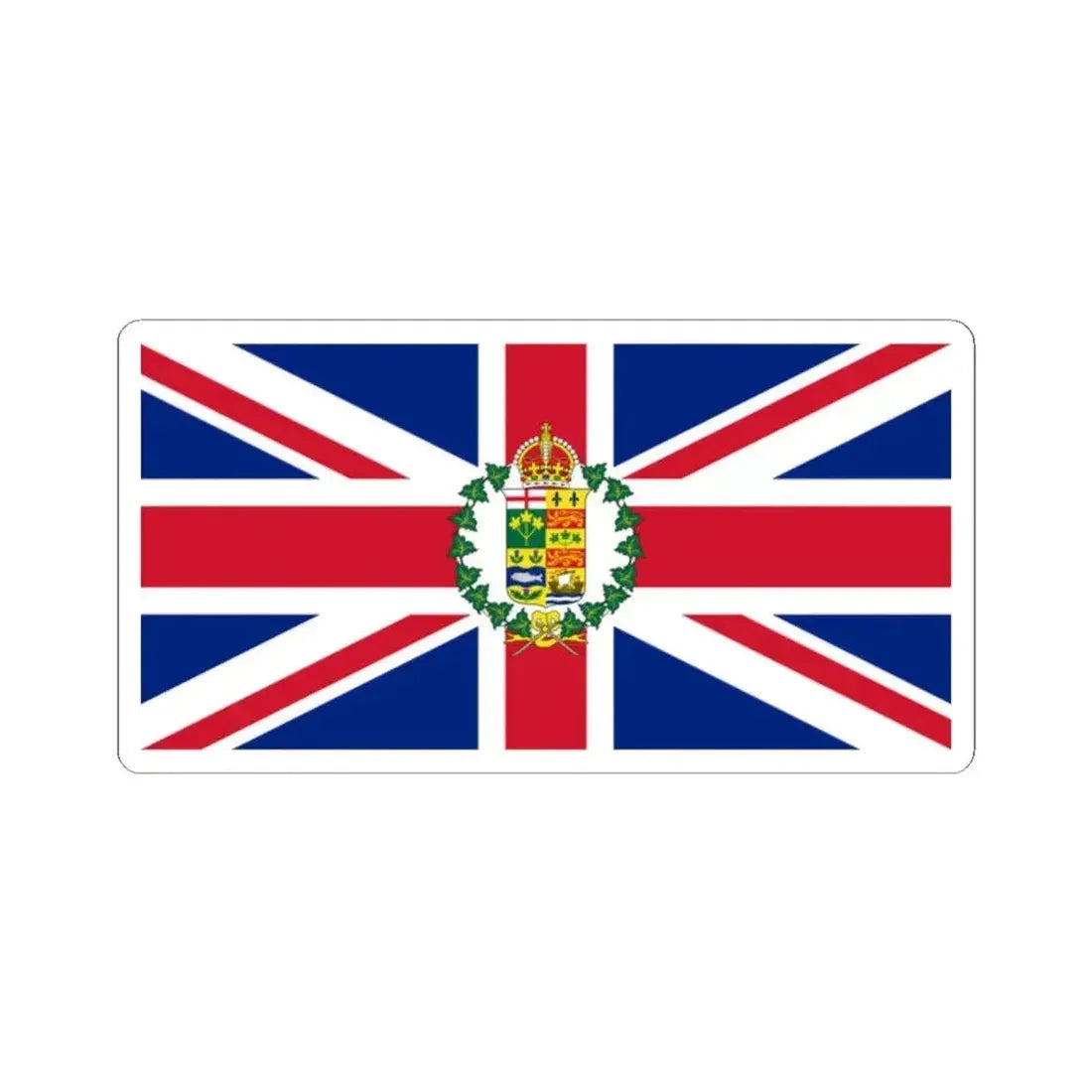 Flag of the Governor-General of Canada 1901-1921 (Canada) STICKER Vinyl Kiss-Cut Decal 2 Inch White - The Sticker Space