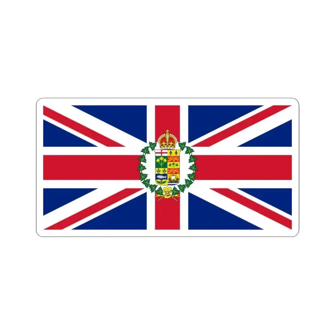 Flag of the Governor-General of Canada 1901-1921 (Canada) STICKER Vinyl Kiss-Cut Decal 3 Inch White - The Sticker Space
