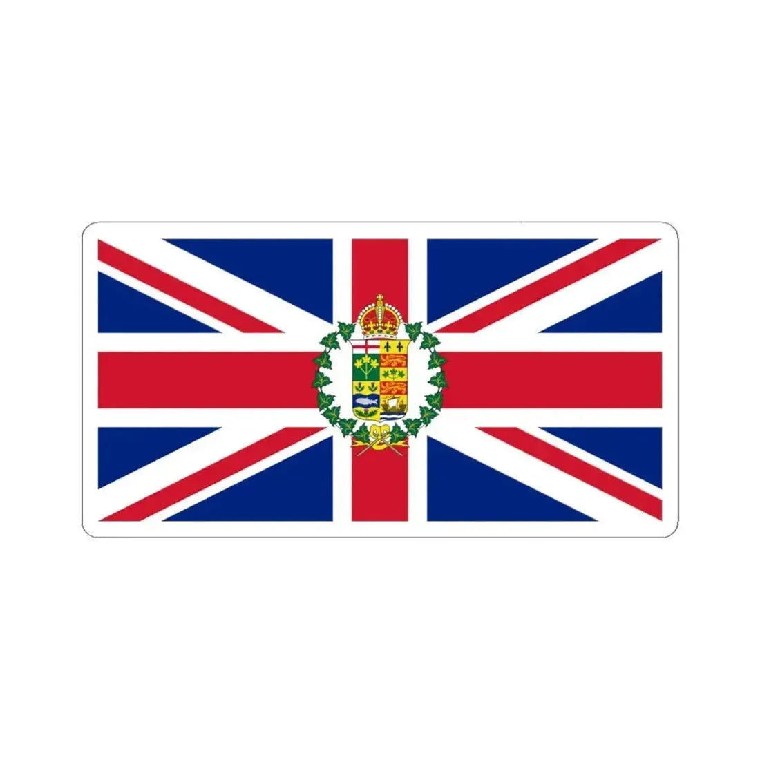 Flag of the Governor-General of Canada 1901-1921 (Canada) STICKER Vinyl Kiss-Cut Decal 4 Inch White - The Sticker Space