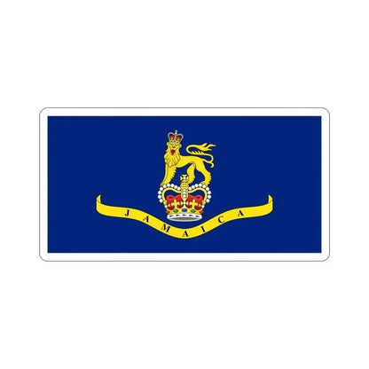 Flag of the Governor-General of Jamaica STICKER Vinyl Die-Cut Decal 3 Inch - The Sticker Space