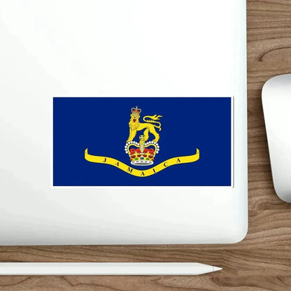 Flag of the Governor-General of Jamaica STICKER Vinyl Die-Cut Decal - The Sticker Space