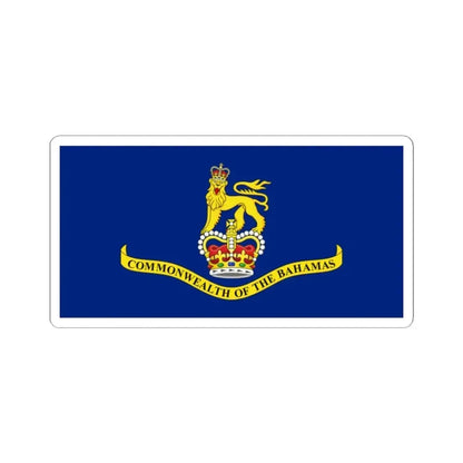 Flag of the Governor-General of the Bahamas (Bahamas) STICKER Vinyl Kiss-Cut Decal 2 Inch White - The Sticker Space