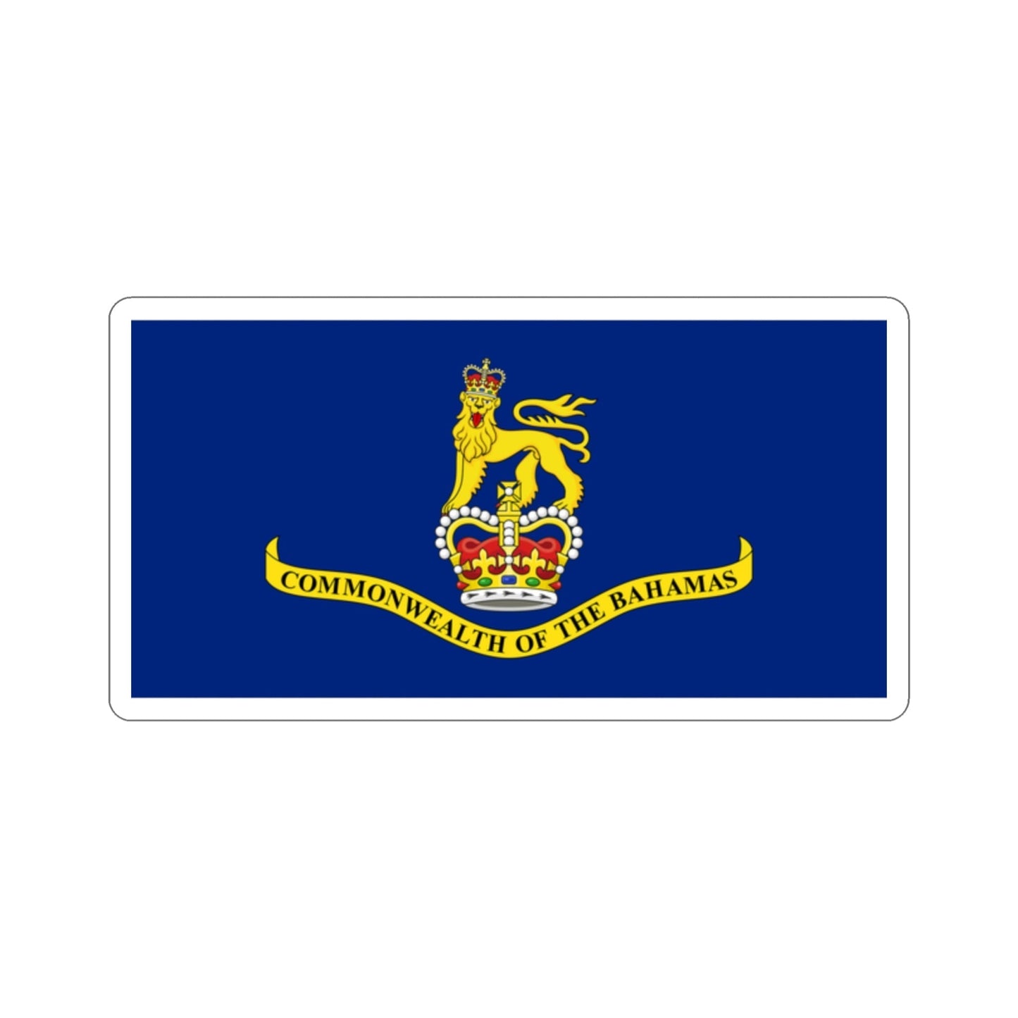 Flag of the Governor-General of the Commonwealth of the Bahamas STICKER Vinyl Die-Cut Decal-2 Inch-The Sticker Space