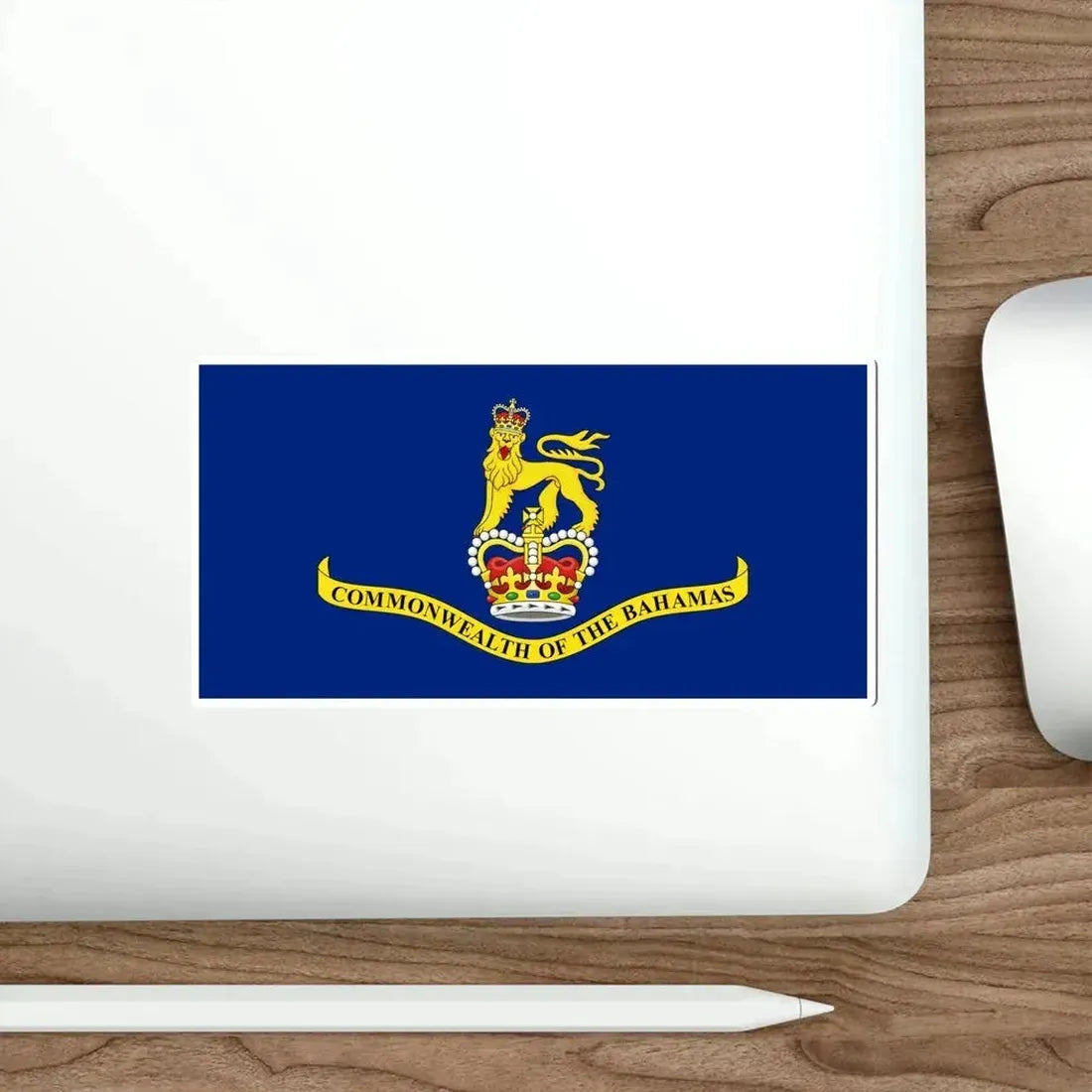 Flag of the Governor-General of the Commonwealth of the Bahamas STICKER Vinyl Die-Cut Decal - The Sticker Space