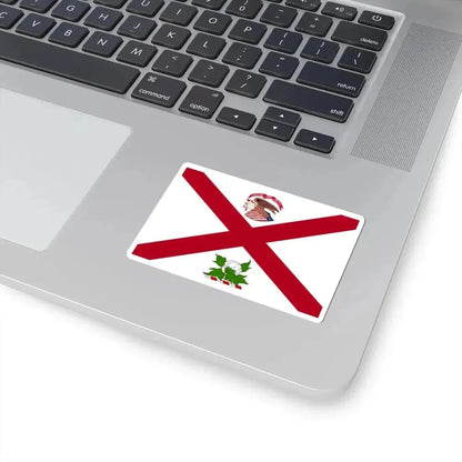 Flag of the Governor of Alabama 1868-1939 (United States) STICKER Vinyl Kiss-Cut Decal - The Sticker Space