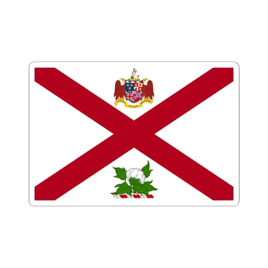 Flag of the Governor of Alabama (United States) STICKER Vinyl Kiss-Cut Decal 2 Inch White - The Sticker Space