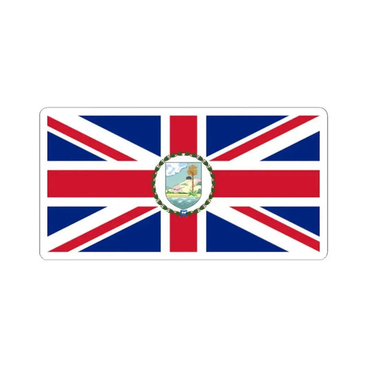 Flag of the Governor of Antigua and Barbuda 1956-1967 (Antigua and Barbuda) STICKER Vinyl Kiss-Cut Decal 2 Inch White - The Sticker Space