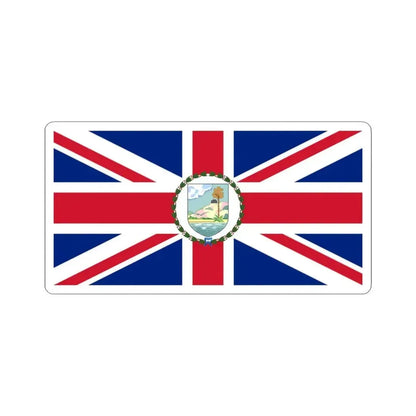 Flag of the Governor of Antigua and Barbuda 1956-1967 (Antigua and Barbuda) STICKER Vinyl Kiss-Cut Decal 3 Inch White - The Sticker Space