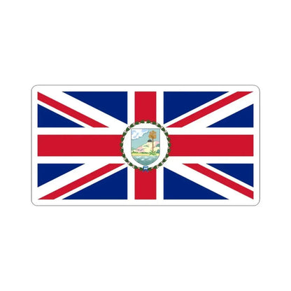 Flag of the Governor of Antigua and Barbuda 1956-1967 (Antigua and Barbuda) STICKER Vinyl Kiss-Cut Decal 6 Inch White - The Sticker Space