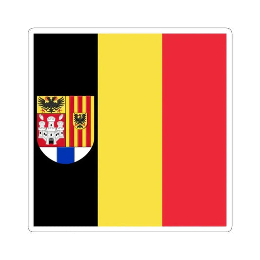 Flag of the Governor of Antwerp (Belgium) STICKER Vinyl Kiss-Cut Decal 2 Inch White - The Sticker Space