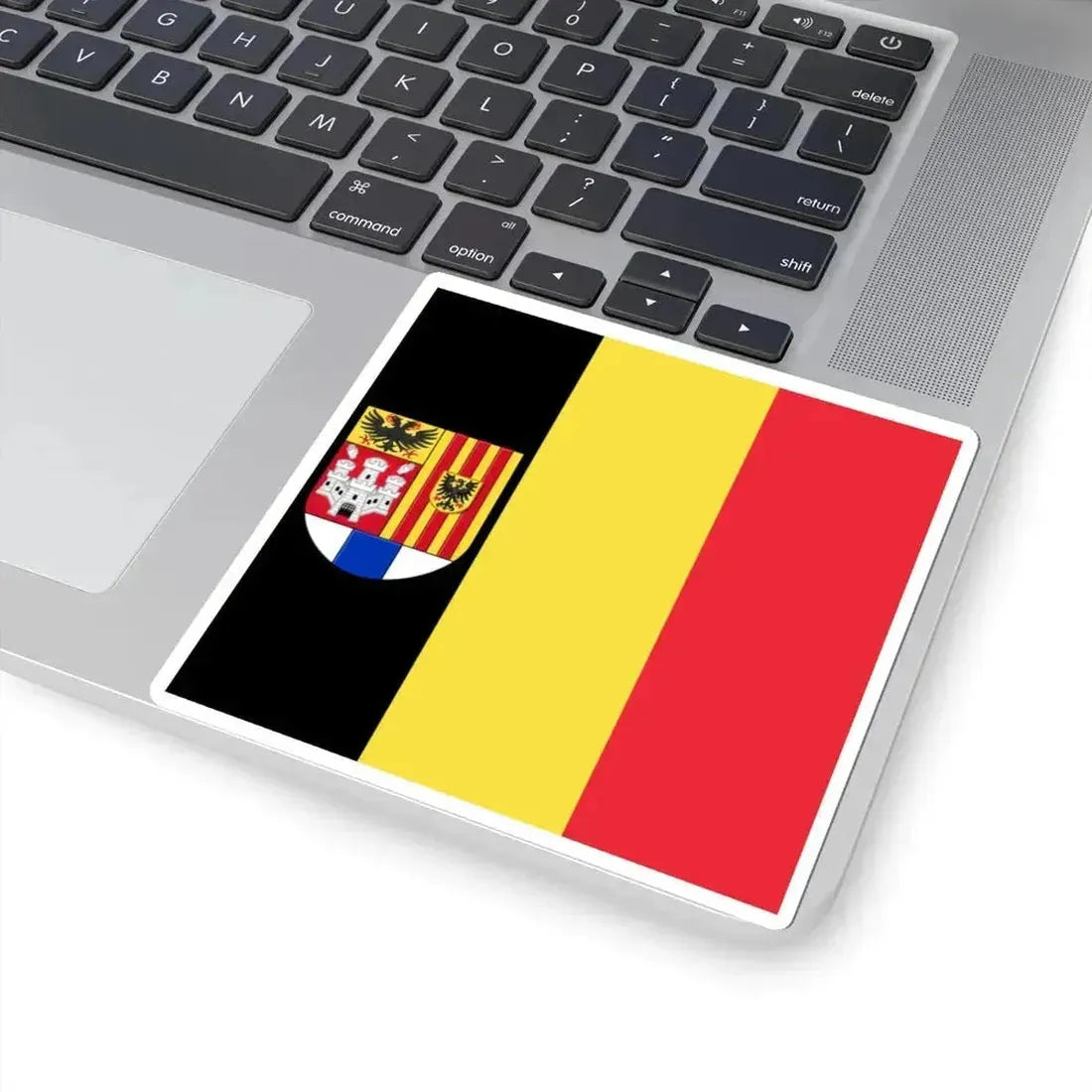 Flag of the Governor of Antwerp (Belgium) STICKER Vinyl Kiss-Cut Decal - The Sticker Space