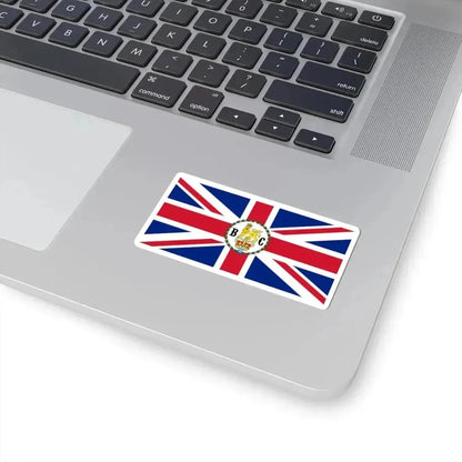 Flag of the Governor of British Columbia 1870-1871 (Canada) STICKER Vinyl Kiss-Cut Decal - The Sticker Space