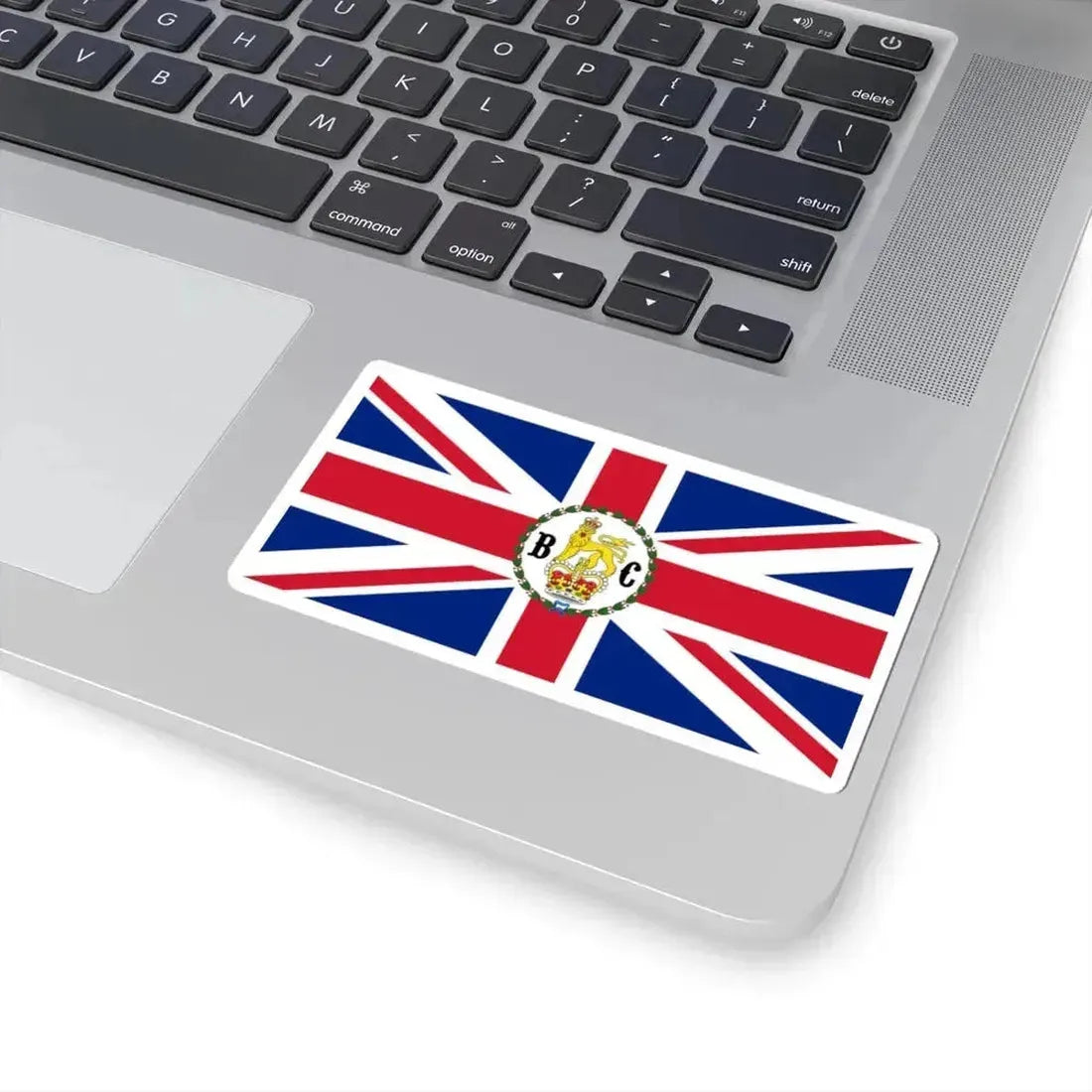 Flag of the Governor of British Columbia 1870-1871 (Canada) STICKER Vinyl Kiss-Cut Decal - The Sticker Space