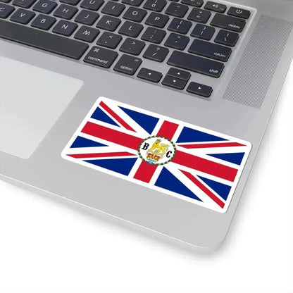 Flag of the Governor of British Columbia 1870-1871 (Canada) STICKER Vinyl Kiss-Cut Decal - The Sticker Space