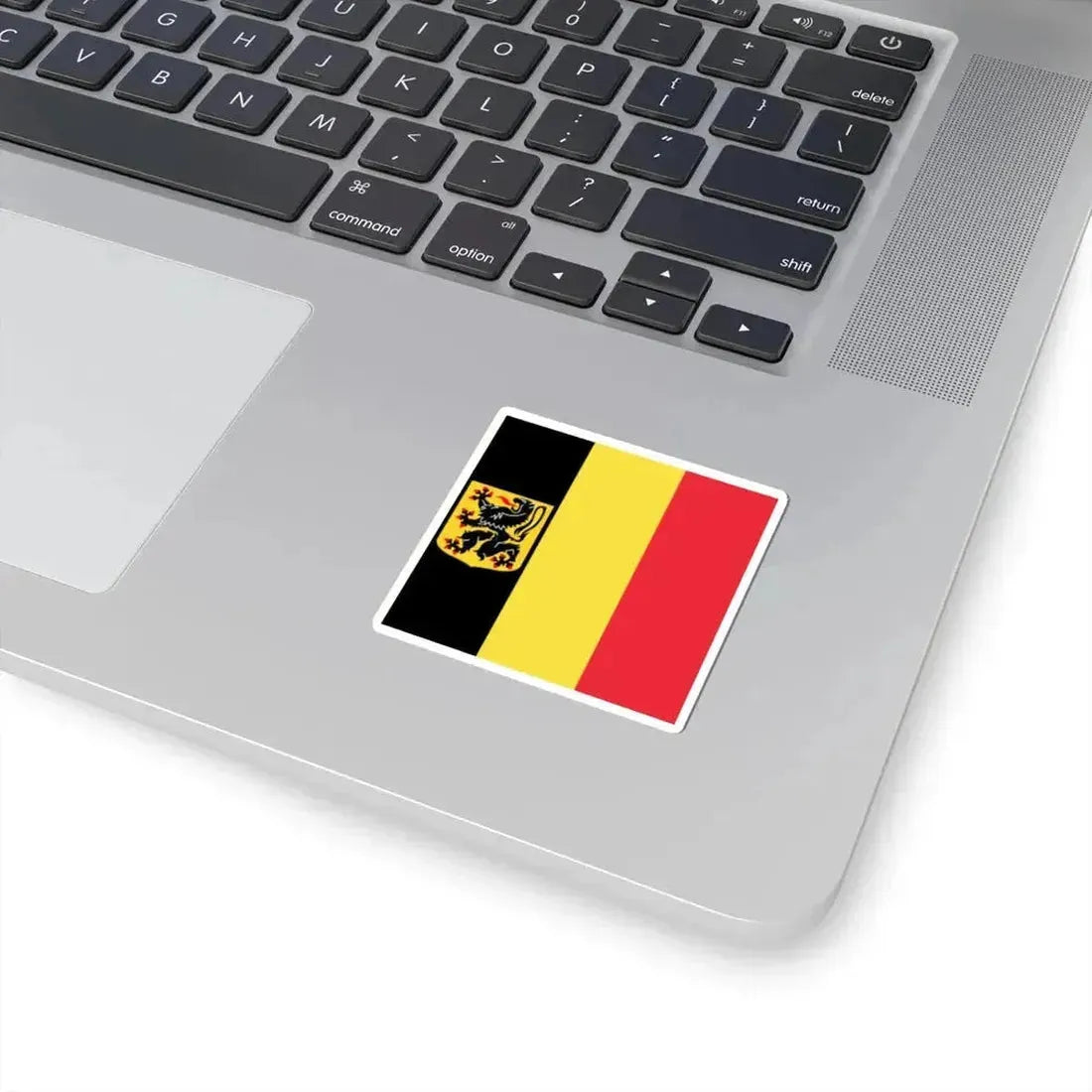 Flag of the Governor of East Flanders (Belgium) STICKER Vinyl Kiss-Cut Decal - The Sticker Space