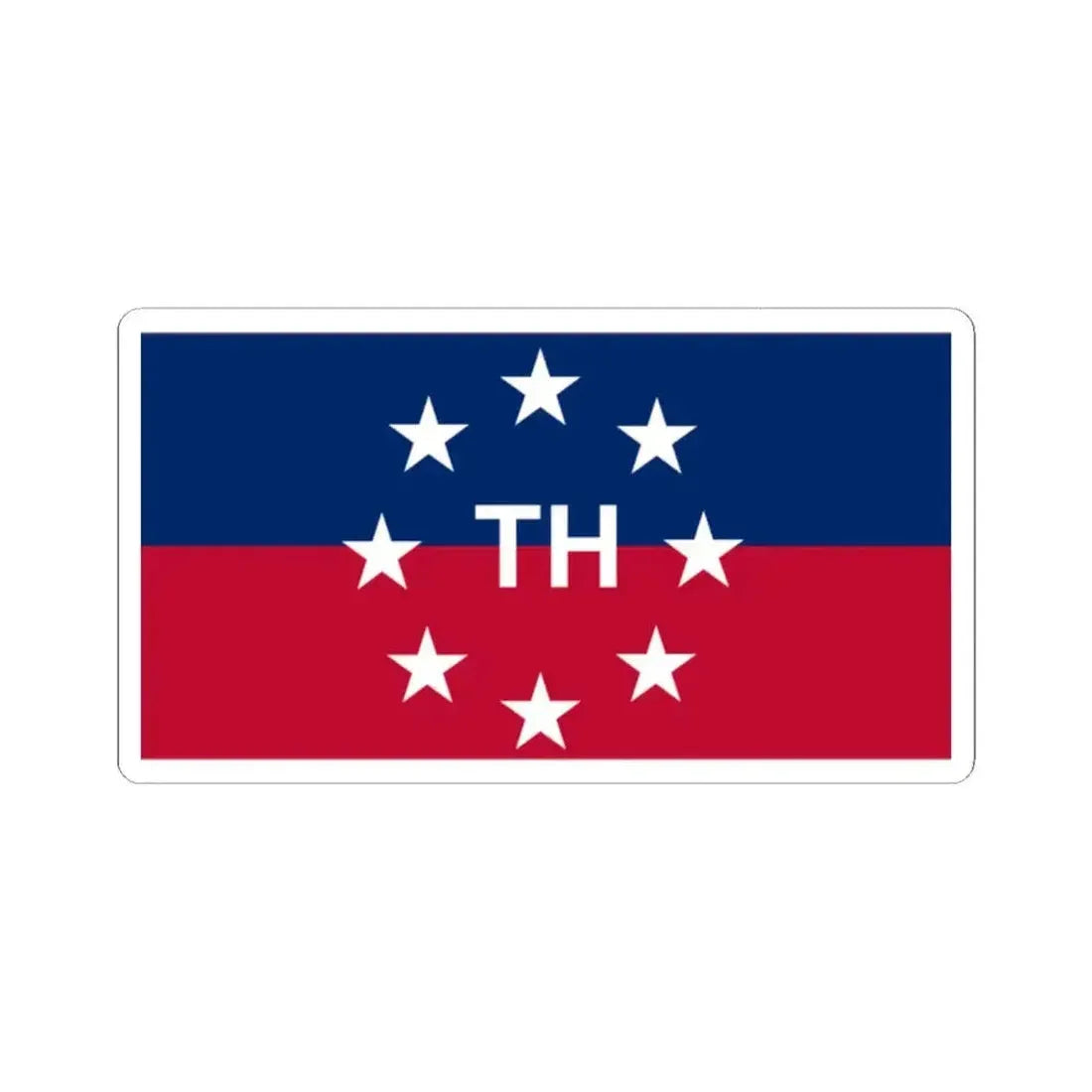 Flag of the Governor of Hawaii pre-1959 (United States) STICKER Vinyl Kiss-Cut Decal 2 Inch White - The Sticker Space