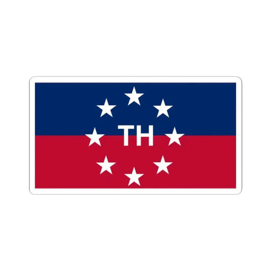 Flag of the Governor of Hawaii pre-1959 (United States) STICKER Vinyl Kiss-Cut Decal 2 Inch White - The Sticker Space