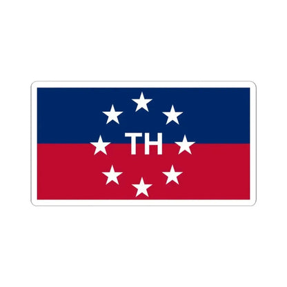 Flag of the Governor of Hawaii pre-1959 (United States) STICKER Vinyl Kiss-Cut Decal 3 Inch White - The Sticker Space