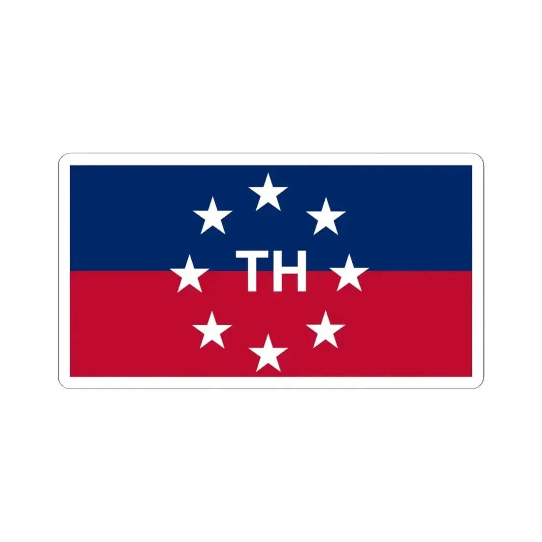 Flag of the Governor of Hawaii pre-1959 (United States) STICKER Vinyl Kiss-Cut Decal 4 Inch White - The Sticker Space