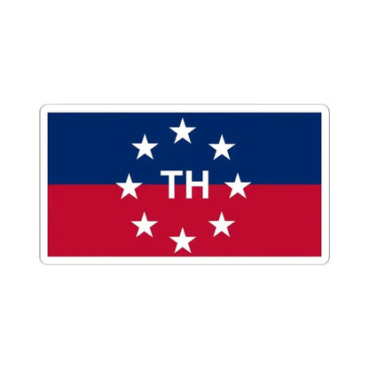 Flag of the Governor of Hawaii pre-1959 (United States) STICKER Vinyl Kiss-Cut Decal 4 Inch White - The Sticker Space