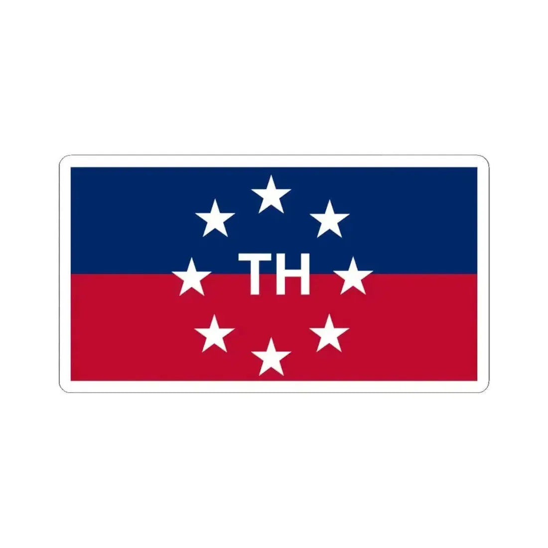 Flag of the Governor of Hawaii pre-1959 (United States) STICKER Vinyl Kiss-Cut Decal 6 Inch White - The Sticker Space