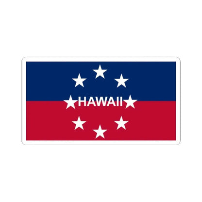 Flag of the Governor of Hawaii (United States) STICKER Vinyl Kiss-Cut Decal 2 Inch White - The Sticker Space