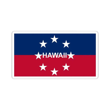 Flag of the Governor of Hawaii (United States) STICKER Vinyl Kiss-Cut Decal 6 Inch White - The Sticker Space