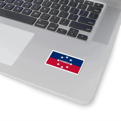 Flag of the Governor of Hawaii (United States) STICKER Vinyl Kiss-Cut Decal - The Sticker Space