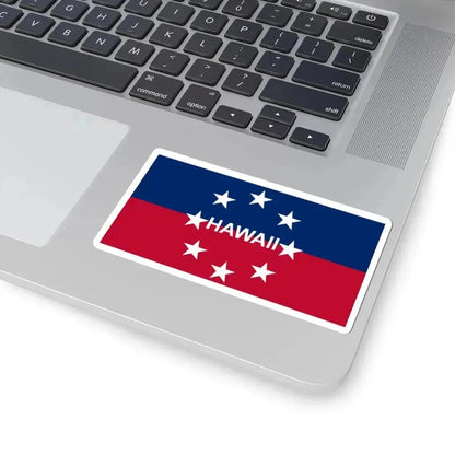 Flag of the Governor of Hawaii (United States) STICKER Vinyl Kiss-Cut Decal - The Sticker Space