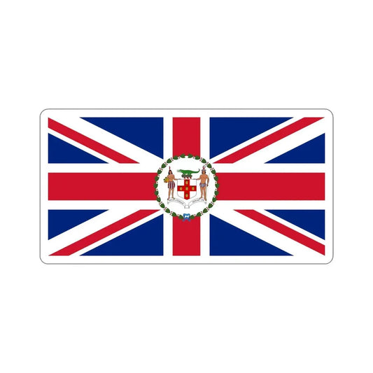 Flag of the Governor of Jamaica (1906–1957) STICKER Vinyl Die-Cut Decal 6 Inch - The Sticker Space