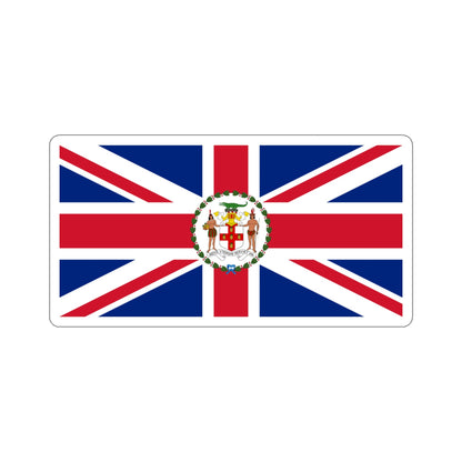 Flag of the Governor of Jamaica (1957–1962) STICKER Vinyl Die-Cut Decal-4 Inch-The Sticker Space