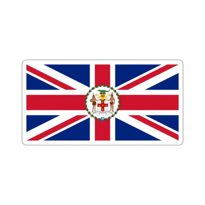 Flag of the Governor of Jamaica (1957–1962) STICKER Vinyl Die-Cut Decal 2 Inch - The Sticker Space