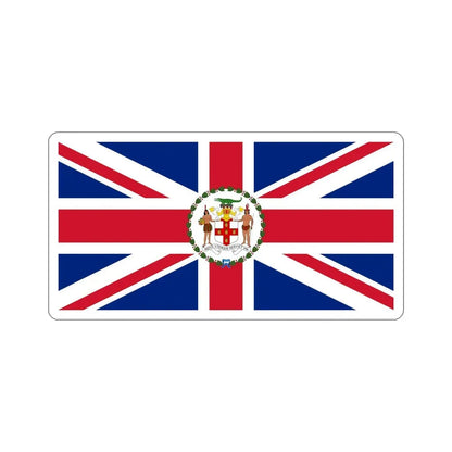 Flag of the Governor of Jamaica (1957–1962) STICKER Vinyl Die-Cut Decal 6 Inch - The Sticker Space