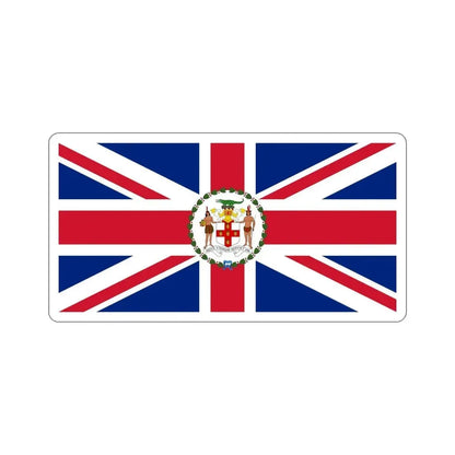 Flag of the Governor of Jamaica (1957–1962) STICKER Vinyl Die-Cut Decal - The Sticker Space