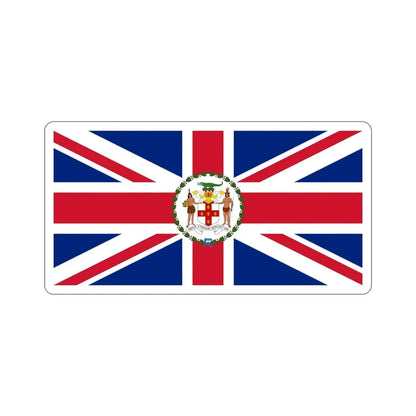 Flag of the Governor of Jamaica (1957–1962) STICKER Vinyl Die-Cut Decal - The Sticker Space