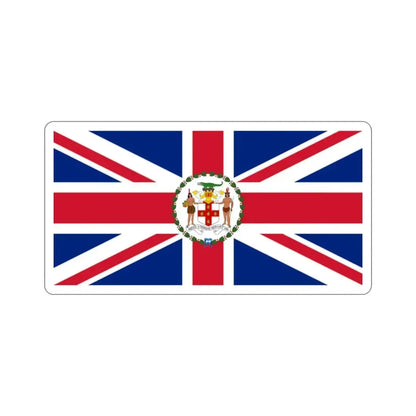 Flag of the Governor of Jamaica (1957–1962) STICKER Vinyl Die-Cut Decal - The Sticker Space